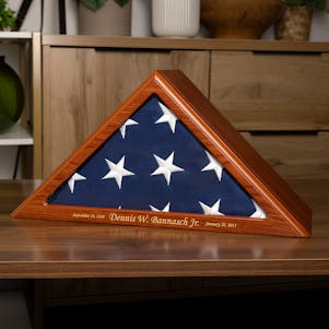 The Anthem Flag Case Cremation Urn - Free Engraving