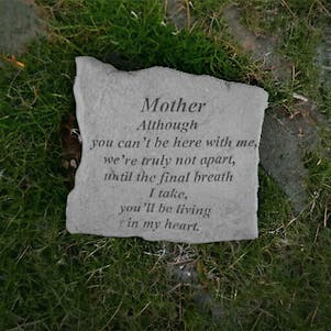 Mother - Although You Can't Be Here - Memorial Stone
