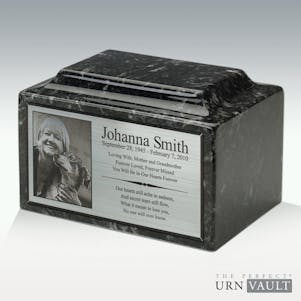 Ebony Classic Marble  - The Perfect Urn Vault