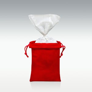 Red Double Layer Inside The Urn Bag - Small
