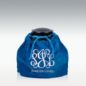 Vine Monogram Turquoise Outside The Urn Bag - Medium