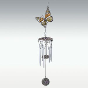 Butterfly Kiss Wind Chime - Engravable