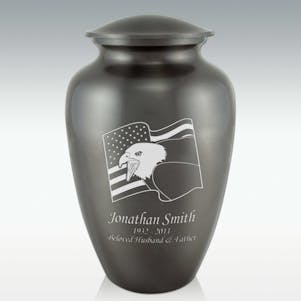 Screaming Eagle Classic Cremation Urn - Engravable