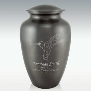 Hummingbird Classic Cremation Urn - Engravable