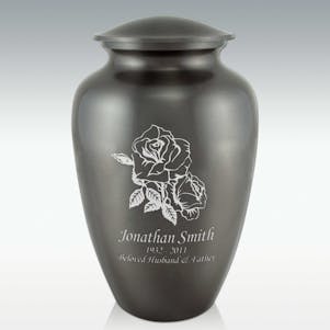 Roses Classic Cremation Urn - Engravable