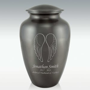 Angel Wings Classic Cremation Urn - Engravable