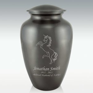 Unicorn Classic Cremation Urn - Engravable