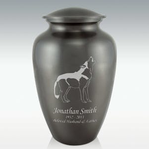 Wolf Classic Cremation Urn - Engravable