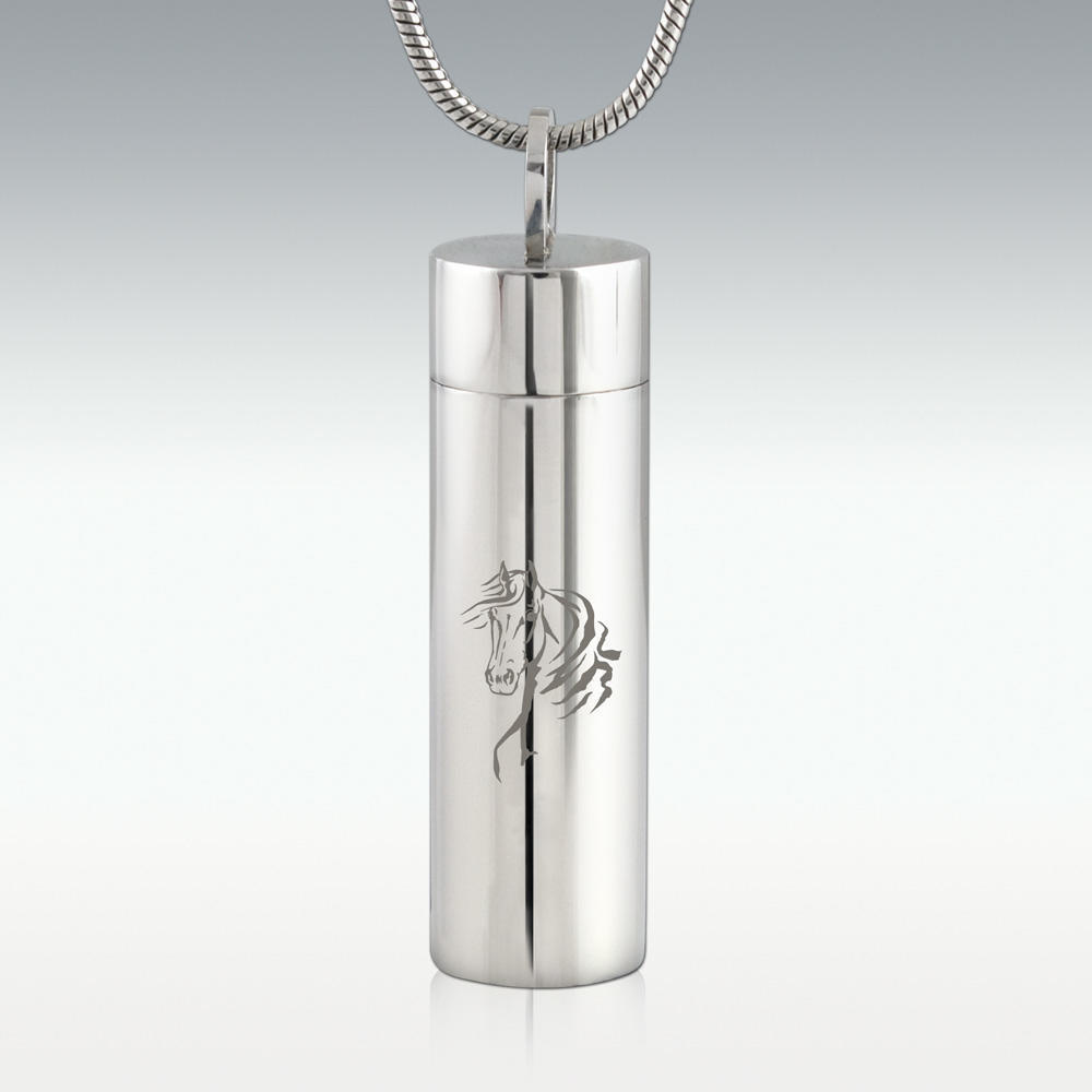 stainless steel cremation pendant