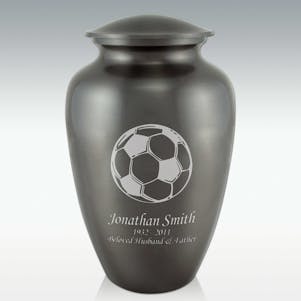 Soccer Ball Classic Cremation Urn - Engravable