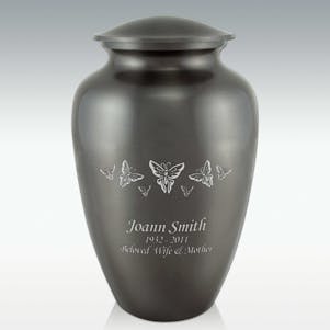 Butterfly Whirlwind Classic Cremation Urn - Engravable