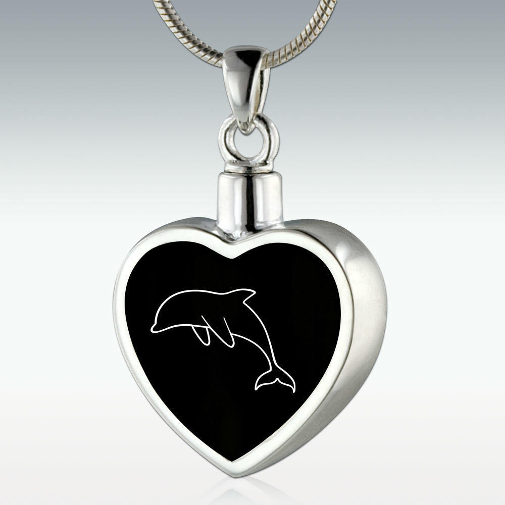 Dolphin clearance urn necklace