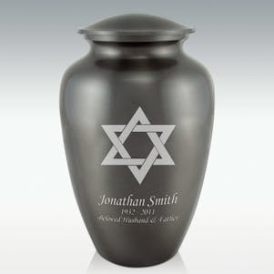 Star of David Classic Cremation Urn - Engravable