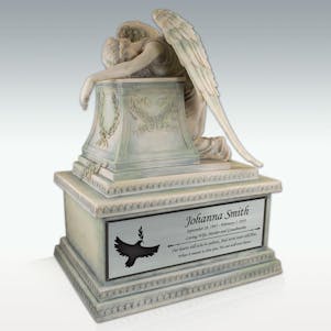 Weeping Angel Cremation Urn - Engravable - Large