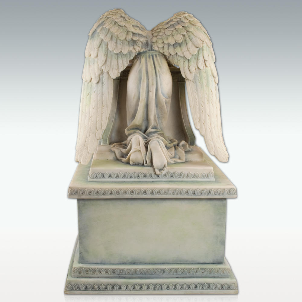 Weeping Angel Cremation Urn - Engravable - Large