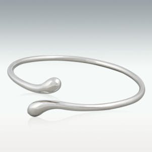 Teardrop Stainless Steel Bracelet - 2-3/4" Dia