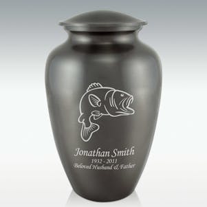 Largemouth Bass Classic Cremation Urn - Engravable