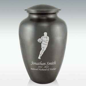 Basketball Player Classic Cremation Urn - Engravable
