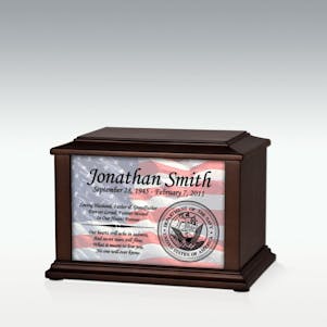 Small Dept. Navy-USA Infinite Impression Cremation Urn