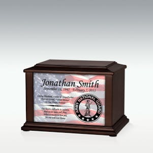 Small Army National Guard Infinite Impression Cremation Urn