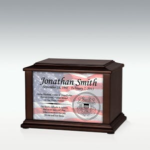 Small U.S. Coast Guard Infinite Impression Cremation Urn