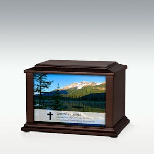 Small Mountains Infinite Impression Cremation Urn - Engravable