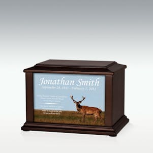 Small Deer Infinite Impression Cremation Urn - Engravable