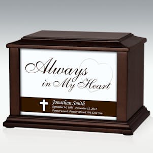 Large Always In My Heart Infinite Impression Cremation Urn