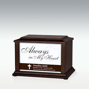 Small Always In My Heart Infinite Impression Cremation Urn