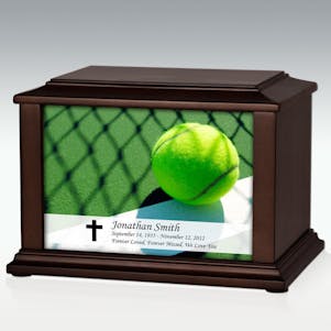 Large Tennis Ball Infinite Impression Cremation Urn - Engravable