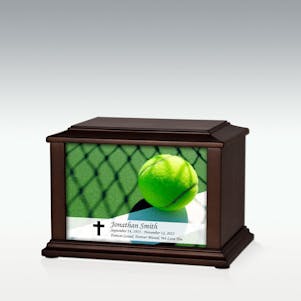 Small Tennis Ball Infinite Impression Cremation Urn - Engravable