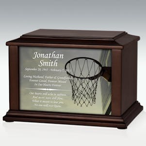 Large Basketball Hoop Infinite Impression Cremation Urn