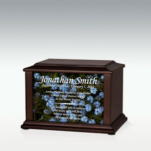 Small Forget Me Not Infinite Impression Cremation Urn