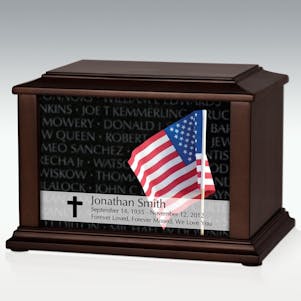 Large Memorial Wall Infinite Impression Cremation Urn-Engravable