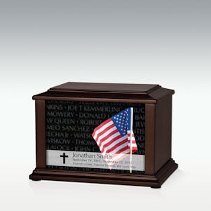Small Memorial Wall Infinite Impression Cremation Urn-Engravable