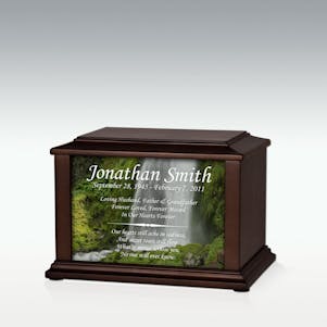 Small Waterfall Infinite Impression Cremation Urn - Engravable