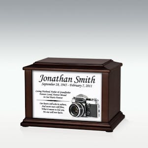 Small Classic Camera Infinite Impression Cremation Urn