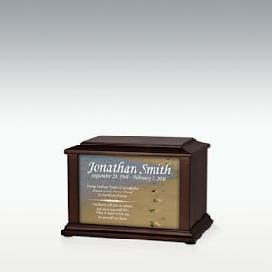 XS Footprints In The Sand Infinite Impression Cremation Urn