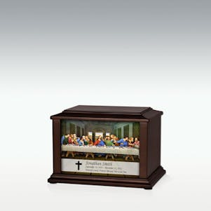 XS Last Supper Infinite Impression Cremation Urn - Engravable