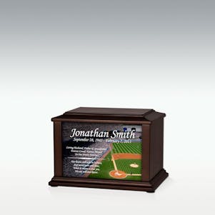XS Baseball Field Infinite Impression Cremation Urn - Engravable