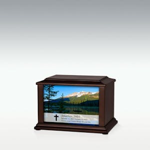 XS Mountains Infinite Impression Cremation Urn - Engravable