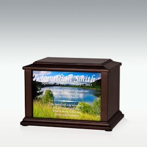 Small Country Lake Infinite Impression Cremation Urn