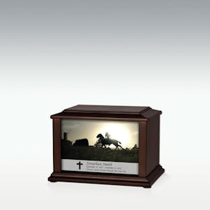 XS Cowboy Infinite Impression Cremation Urn - Engravable