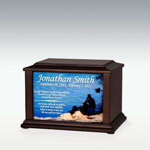 Small Shore Fishing Infinite Impression Cremation Urn
