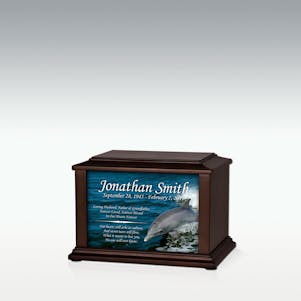 XS Dolphin Infinite Impression Cremation Urn - Engravable