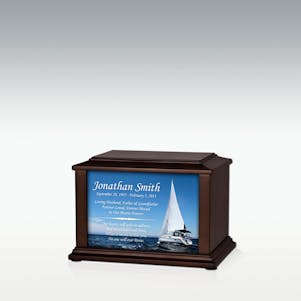 XS Sailboat Infinite Impression Cremation Urn - Engravable
