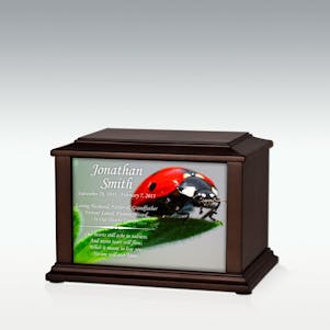 Small Ladybug Infinite Impression Cremation Urn - Engravable
