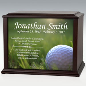 XL Golf Ball Infinite Impression Cremation Urn - Engravable