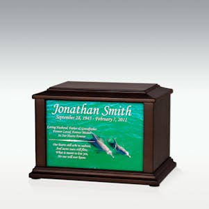 Small Dolphin Pair Infinite Impression Cremation Urn