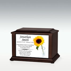 Small Sunflower Infinite Impression Cremation Urn